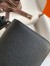 Hermes Constance 18 Handmade Bag In Black Epsom Calfskin