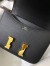 Hermes Constance 18 Handmade Bag In Black Epsom Calfskin