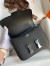 Hermes Constance 18 Handmade Bag In Black Epsom Calfskin