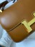 Hermes Constance 24 Handmade Bag In Gold Barenia Calfskin