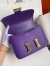 Hermes Constance 24 Handmade Bag In Crocus Epsom Calfskin