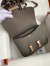 Hermes Constance 24 Handmade Bag In Etain Epsom Calfskin