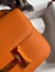 Hermes Constance 24 Handmade Bag In Orange Epsom Calfskin