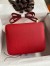 Hermes Constance 24 Handmade Bag In Red Epsom Calfskin