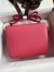 Hermes Constance 24 Handmade Bag In Rose Lipstick Epsom Calfskin