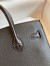 Hermes So Black Midnight Faubourg Birkin 20 Sellier Limited Edition Bag