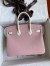 Hermes HSS Birkin 25 Bicolor Bag in Pink and Craie Chevre Mysore Leather