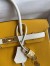 Hermes HSS Birkin 25 Bicolor Bag in Jaune d'or and Craie Epsom Calfskin