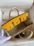 Hermes HSS Birkin 25 Bicolor Bag in Jaune d'or and Craie Epsom Calfskin