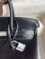 Hermes Birkin 25 Retourne Handmade Bag In Black Box Calfskin