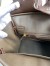 Hermes Birkin 25 Retourne Handmade Bag In Chocolat Chevre Mysore Leather