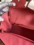 Hermes Birkin 25 Retourne Handmade Bag In Rose Lipstick Clemence Leather