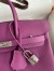 Hermes Birkin 25 Retourne Handmade Bag In Anemone Epsom Calfskin