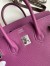 Hermes Birkin 25 Retourne Handmade Bag In Anemone Epsom Calfskin