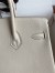 Hermes Birkin 25 Retourne Handmade Bag In Craie Epsom Calfskin