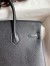 Hermes Birkin 25 Retourne Handmade Bag In Black Epsom Calfskin