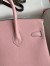 Hermes Birkin 25 Retourne Handmade Bag In Rose Sakura Epsom Calfskin