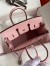 Hermes Birkin 25 Retourne Handmade Bag In Rose Sakura Epsom Calfskin