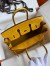 Hermes Birkin 25 Handmade Bag In Yellow Crocodile Niloticus Shiny Skin