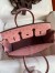 Hermes Birkin 25 Retourne Handmade Bag in Terre Cuite Ostrich Leather