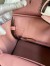 Hermes Birkin 25 Retourne Handmade Bag in Terre Cuite Ostrich Leather