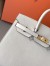 Hermes Birkin 25 Sellier Handmade Bag In Craie Epsom Calfskin