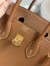 Hermes Birkin 25 Sellier Handmade Bag In Gold Epsom Calfskin