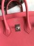 Hermes Birkin 25 Retourne Handmade Bag In Rose Lipstick Swift Calfskin