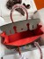 Hermes HSS Birkin 30 Bicolor Bag in Etain and Piment Epsom Calfskin