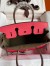 Hermes HSS Birkin 30 Bicolor Bag in Rose Lipstick and Taupe Epsom Calfskin