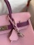 Hermes HSS Birkin 30 Bicolor Bag in Mauve Sylvestre and Anemone Epsom Calfskin