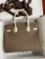 Hermes HSS Birkin 30 Bicolor Bag in Taupe and Craie Epsom Calfskin