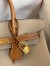 Hermes HSS Birkin 30 Bicolor Bag in Trench and Gold Epsom Calfskin