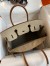 Hermes HSS Birkin 30 Bicolor Bag in Trench and Gold Epsom Calfskin