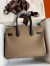 Hermes HSS Birkin 30 Bicolor Bag in Taupe and Black Epsom Calfskin