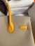 Hermes HSS Birkin 30 Bicolor Bag in Trench and Yellow Epsom Calfskin