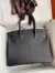 Hermes HSS Birkin 30 Bicolor Bag in Black and Red Chevre Mysore Leather