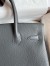 Hermes Birkin 30 Retourne Handmade Bag In Ardoise Clemence Leather 