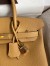 Hermes Birkin 30 Retourne Handmade Bag In Biscuit Clemence Leather