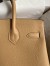 Hermes Birkin 30 Retourne Handmade Bag In Chai Clemence Leather