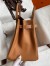 Hermes Birkin 30 Retourne Handmade Bag In Gold Clemence Leather