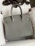 Hermes Birkin 30 Retourne Handmade Bag In Girls Mouette Clemence Leather