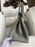 Hermes Birkin 30 Retourne Handmade Bag In Girls Mouette Clemence Leather
