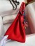 Hermes Birkin 30 Retourne Handmade Bag In Red Clemence Leather
