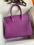 Hermes Birkin 30 Retourne Handmade Bag In Anemone Epsom Calfskin