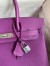 Hermes Birkin 30 Retourne Handmade Bag In Anemone Epsom Calfskin