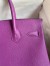 Hermes Birkin 30 Retourne Handmade Bag In Anemone Epsom Calfskin