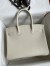 Hermes Birkin 30 Retourne Handmade Bag In Craie Epsom Calfskin