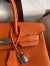 Hermes Birkin 30 Retourne Handmade Bag In Orange Epsom Calfskin