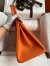 Hermes Birkin 30 Retourne Handmade Bag In Orange Epsom Calfskin
